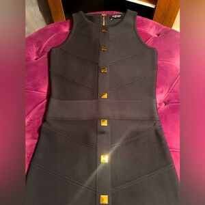 Gold Studded Black Bandage Dress from Marciano by Guess.